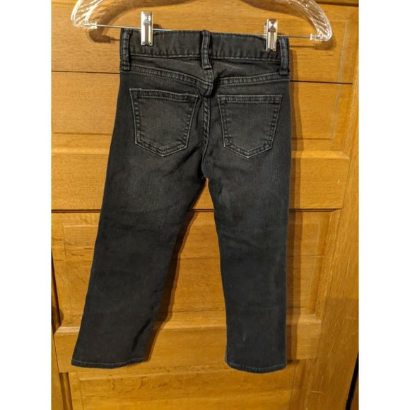 Old Navy Boys Jeans 5 Regular Adjustable Waist Black Pants - Picture 5 of 6